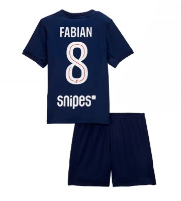 Paris Saint-Germain Fabian Ruiz #8 Dětské Domácí Dres 2025-26 Krátký Rukáv (+ trenýrky)